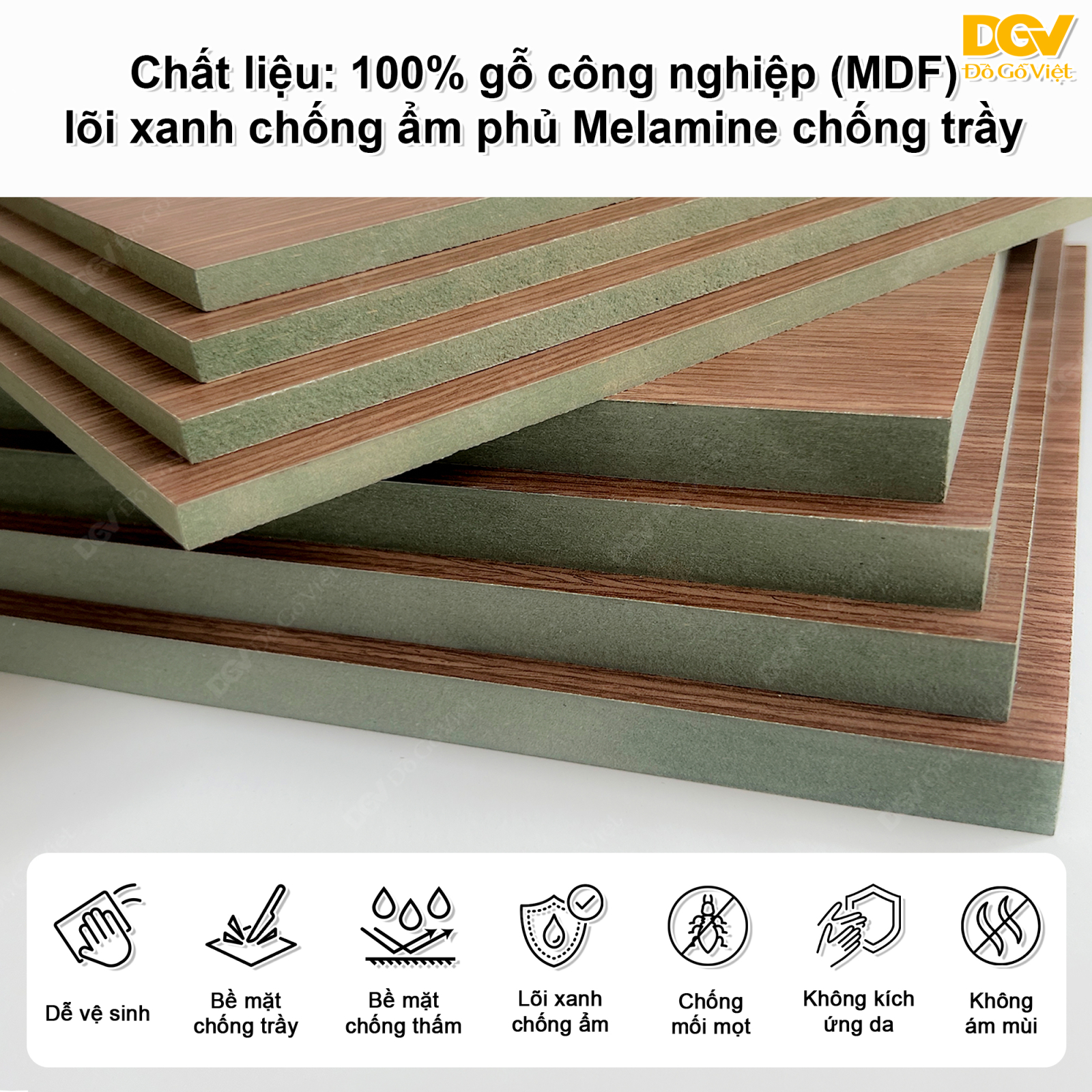 Giường Ngủ Gỗ Công Nghiệp