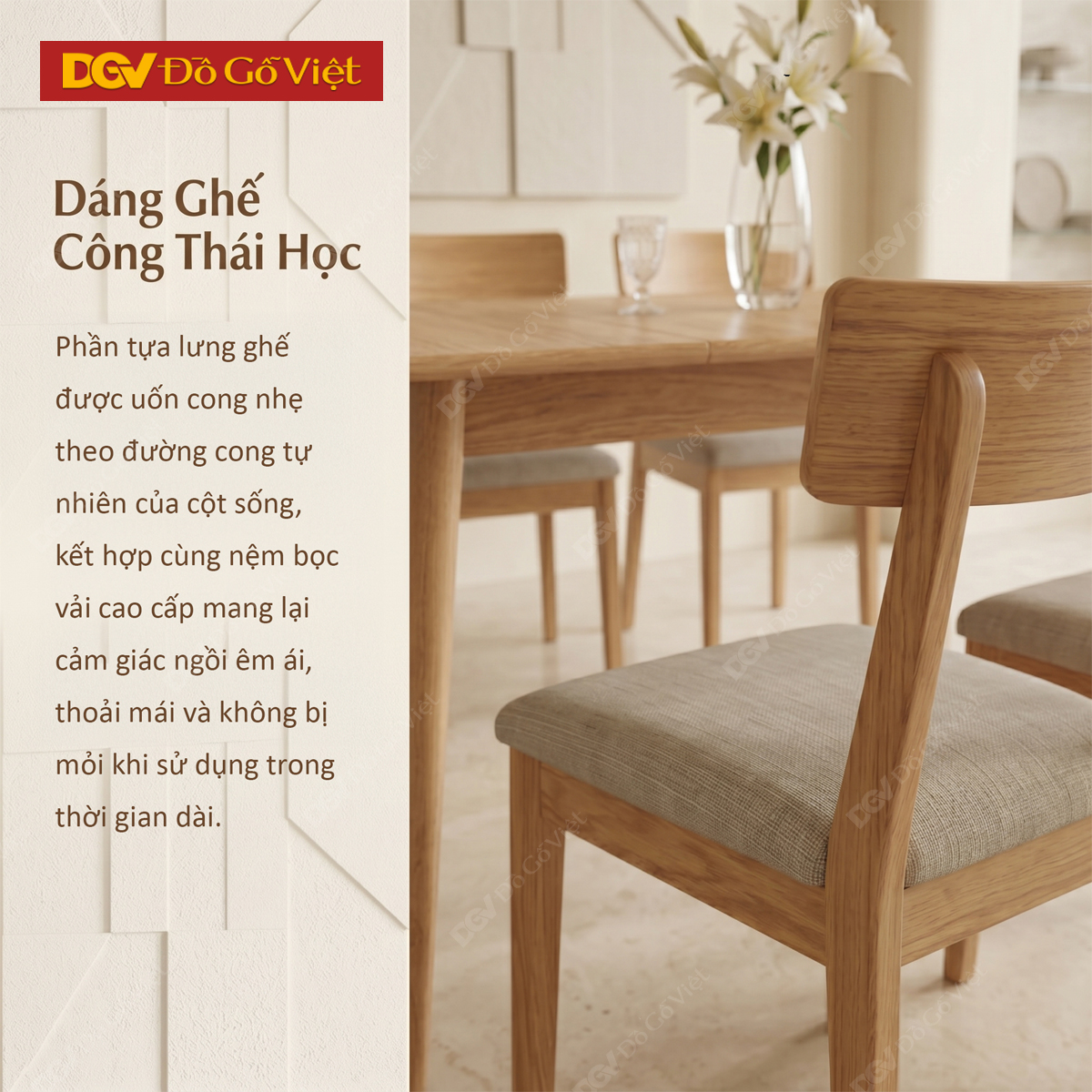 Bộ Bàn Ăn Thông Minh Gỗ Sồi Cơ Chế Mặt Bàn Mở Rộng Cánh Bướm