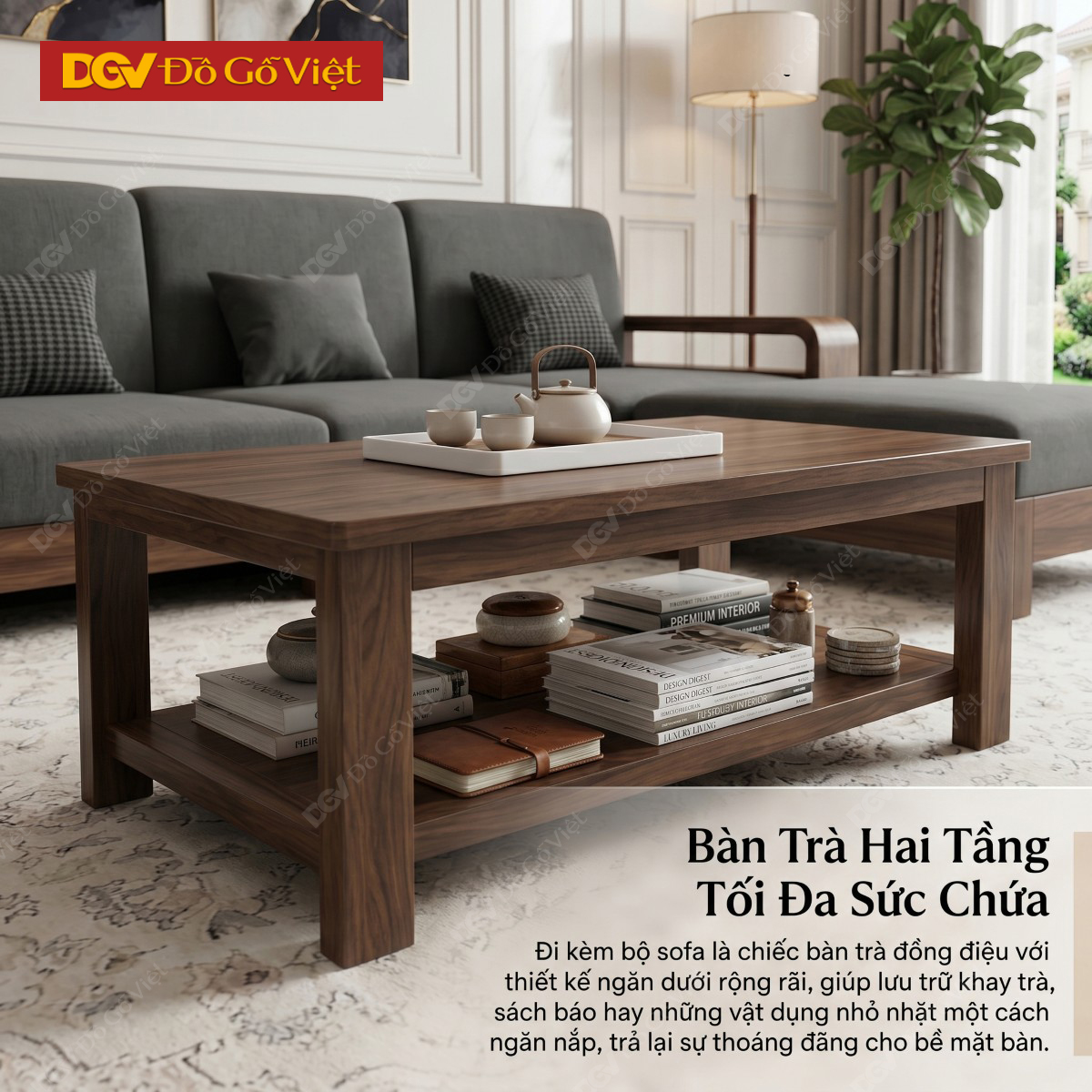 Mẫu Bàn Ghế Gỗ Óc Chó Tay Hộp Lưu Trữ Lưng Nan Thoáng Khí