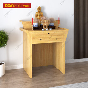 Bàn Cúng 2 Tầng Gỗ MDF Lõi Xanh Chống Ẩm Chống Trầy Đẹp Mới 2026