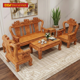 Bàn Ghế Gỗ Gõ Đỏ Cao Cấp Chạm Nghê Đẹp Giá Tốt