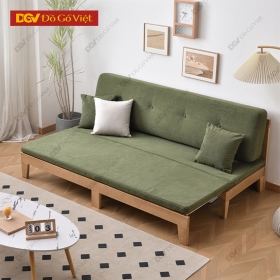 Bàn Ghế Sofa Gỗ 1 Văng Dành Cho Phòng Khách Nhỏ