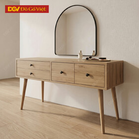Bàn Trang Điểm MDF Kết Hợp 4 Ngăn Kéo Lưu Trữ Tiện Lợi
