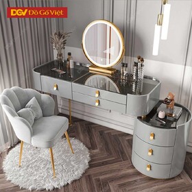 Bộ Bàn Trang Điểm Hiện Đại Mặt Kính Nhập Khẩu Đẹp Mới 2026