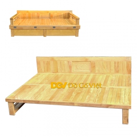 Ghế Gỗ Kéo Thành Giường Sồi Tự Nhiên Giá Tốt