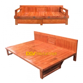 Ghế Kéo Thành Giường Gỗ Sồi Tự Nhiên Giá Rẻ