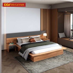 Giường Nằm Ngủ Kiểu Nhật Hiện Đại Vai Thấp MDF Chống Ẩm Cực Tốt