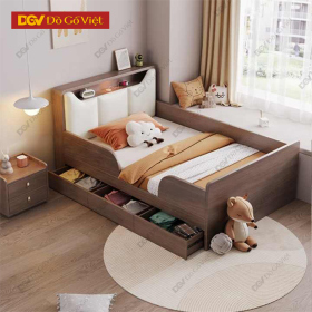 Giường Nằm Trẻ Em Có Hộc Kéo Hông Đa Năng