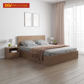 Giường Ngủ Gỗ Công Nghiệp Kiểu Hộp Hiện Đại Tối Giản