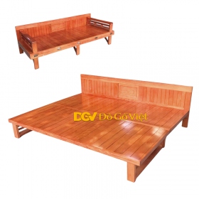 Mẫu Ghế Kéo Thành Giường Sồi Tự Nhiên Giá Rẻ