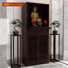 Mẫu Tủ Thờ Bằng Gỗ Đẹp Dành Cho Phòng Thờ Gia Đình Nhỏ