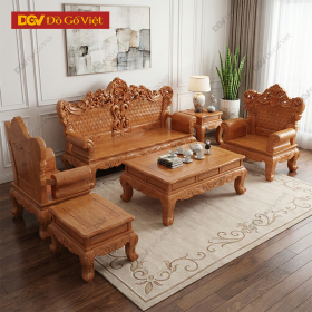 Salon Gỗ Hương Đá Kiểu Hoàng Gia Sang Trọng Đẳng Cấp