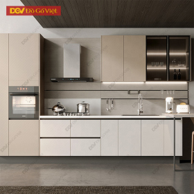 Tủ Bếp Gỗ Hiện Đại Thiết Kế Tiện Lợi