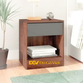 Tủ Đầu Giường Gỗ Công Nghiệp MDF Màu Vân Gỗ Đẹp