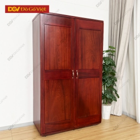 Tủ Quần Áo Gỗ Căm Xe 2 Cánh Đẹp Giá Rẻ Mới 2026