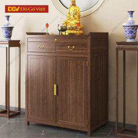 Tủ Thờ Hiện Đại Màu Nâu Veneer Sồi Gỗ Ghép Đẹp Giá Rẻ
