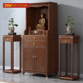 Tủ Thờ Nhiều Hộc Kéo Tiện Lợi Màu Nâu Bền Đẹp Rẻ