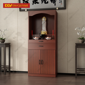 Tủ Thờ Phật 2 Tầng Khung Gỗ Công Nghiệp Bền Bỉ Giá Tốt