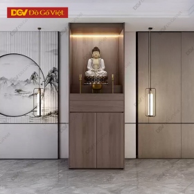 Tủ Thờ Phật Tại Gia Gỗ Công Nghiệp Hiện Đại Tối Giản