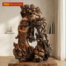 Tượng Đạt Ma Qua Sông Gỗ Hương Việt Nam Đẹp, Độc, Chất
